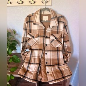 Thread & Supply plaid shirt jacket